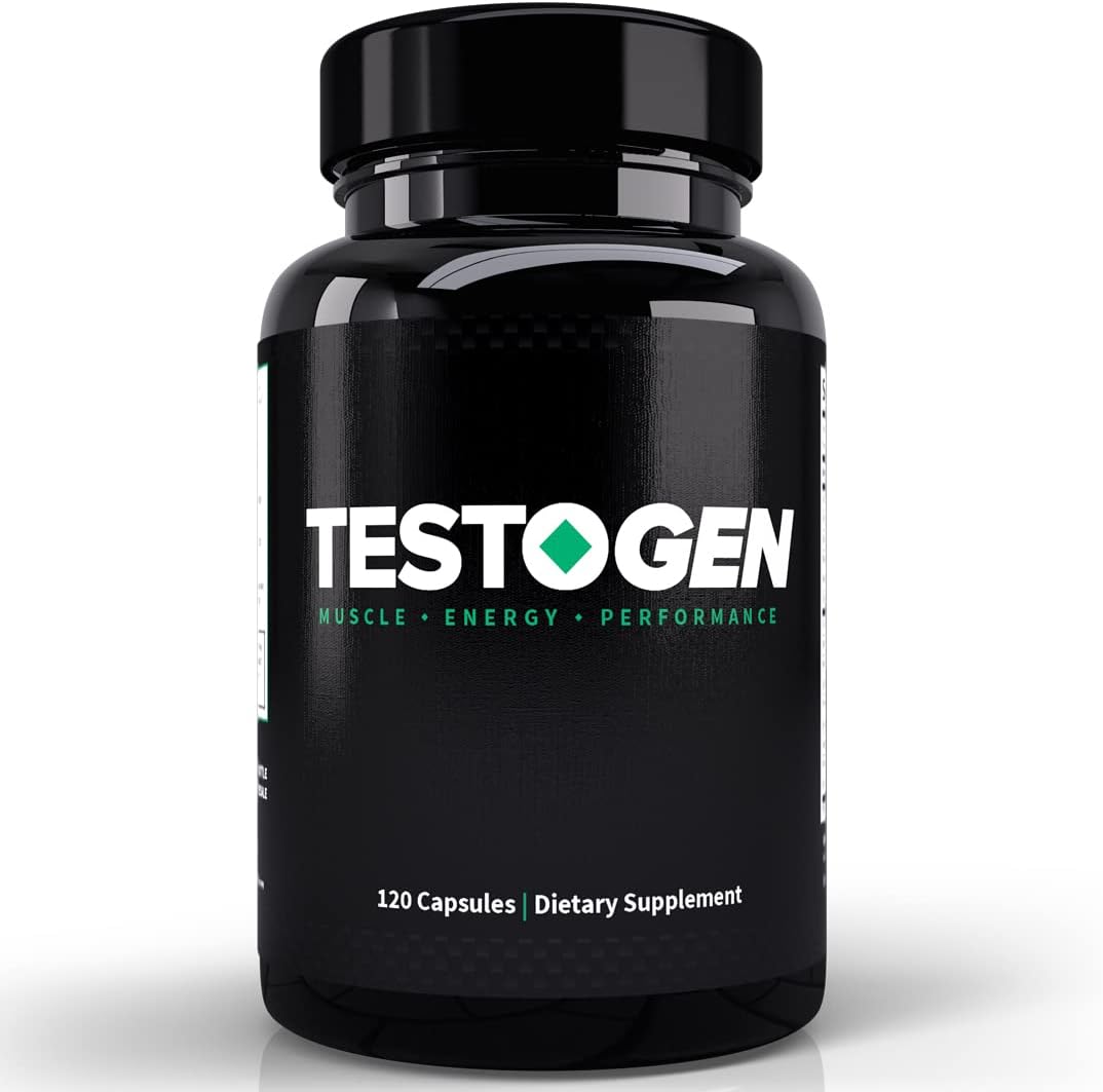Testogen Testosterone Booster Supplement Bottle